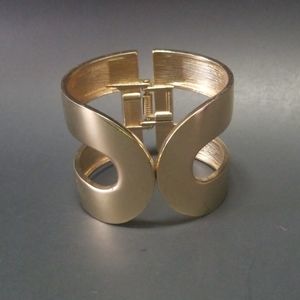 Gold tone cuff